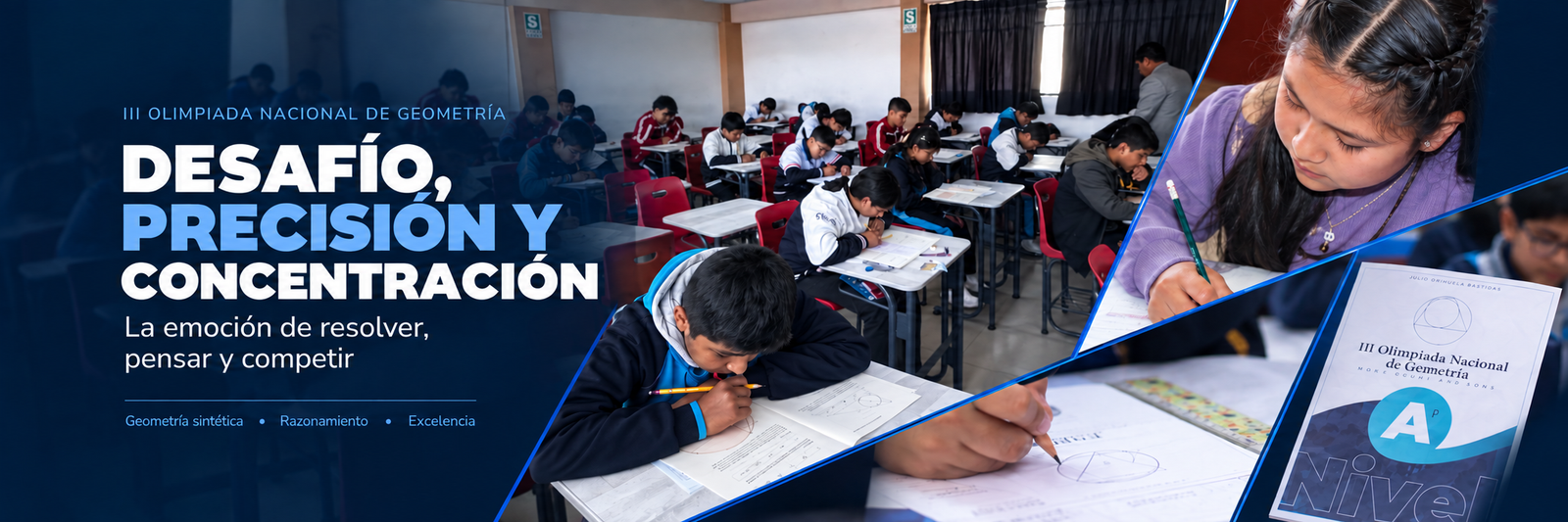 Desafío, precisión y concentración en la Olimpiada Nacional de Geometría
