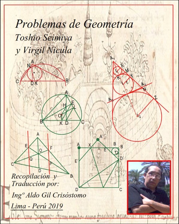Portada de Problemas de Geometría, de Toshio Seimiya y Virgil Nicula